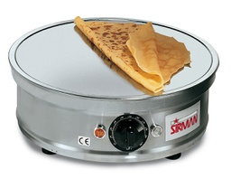 [34A9201002SI] Sirman - Crêpière PRO Ø 35cm en fonte Chromée - Italy